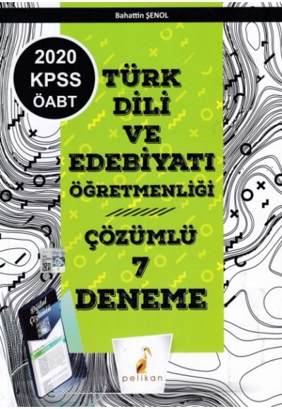 Pelikan 2020 KPSS ÖABT Türk Dili Edebiyatı Öğretmenliği Dijital Çözümlü 7 Deneme Sınavı (Yeni)