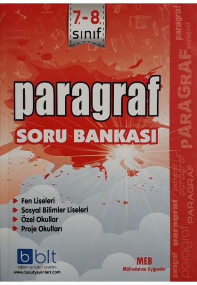 Bulut 7 - 8. Sınıf Paragraf Soru Bankası