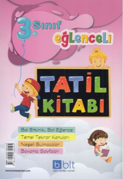 Bulut 3.Sınıf Eğlenceli Tatil Kitabı (Yeni)