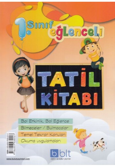Bulut 1 Sınıf Eğlenceli Tatil Kitabı (Yeni)