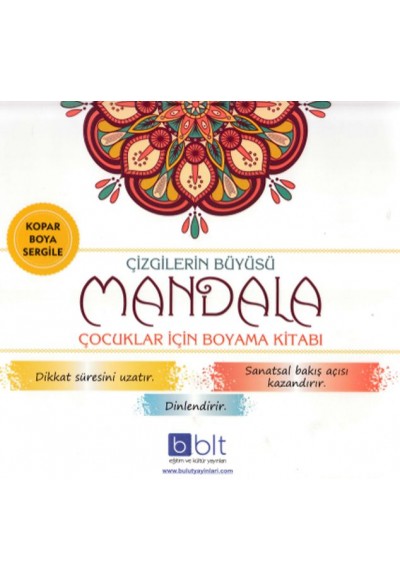 Çizgilerin Büyüsü Mandala Çocuklar İçin Boyama Kitabı