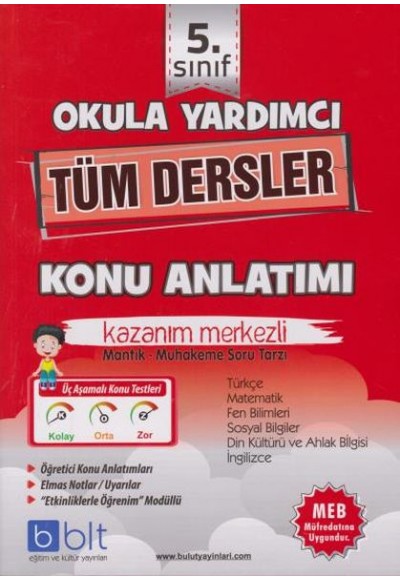 Bulut Eğitim 5. Sınıf Tüm Dersler Konu Anlatımlı (Yeni)