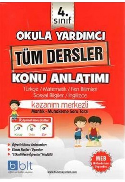 Bulut 4. Sınıf Tüm Dersler Konu Anlatımlı (Yeni)