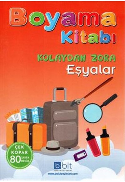 Kolaydan Zora Boyama Kitabı Eşyalar