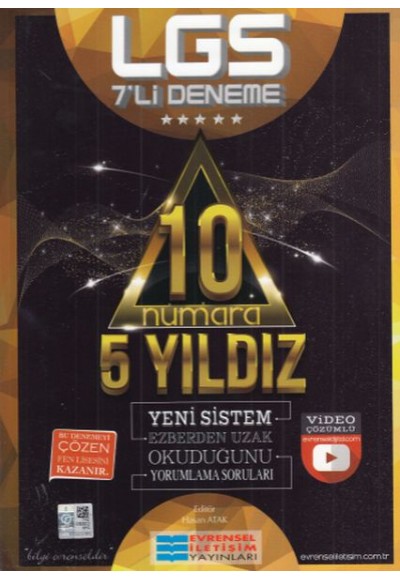 Evrensel LGS 7'li Deneme 10 Numara 5 Yıldız (Yeni)