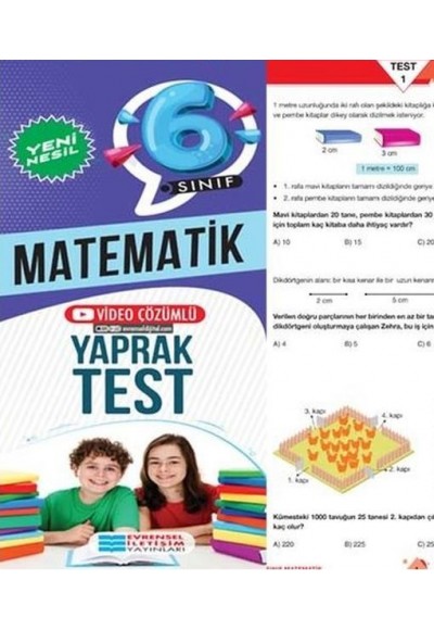Evrensel İletişim 6. Sınıf Matematik Yeni Nesil Video Çözümlü Yaprak Test
