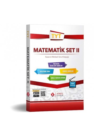 Sonuç TYT Matematik Set II Kazanım Merkezli Soru Kitapçığı (Yeni)