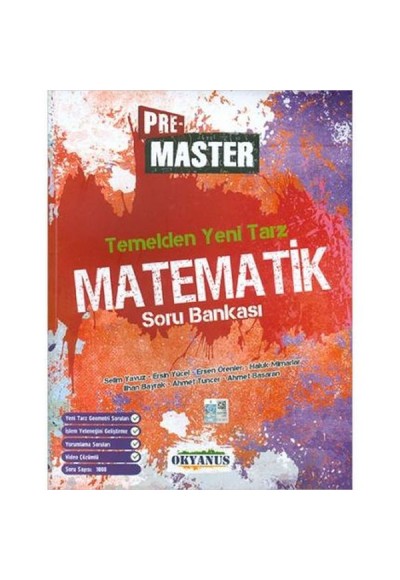 Okyanus Pre Master Temelden Yeni Tarz Matematik Soru Bankası (Yeni)