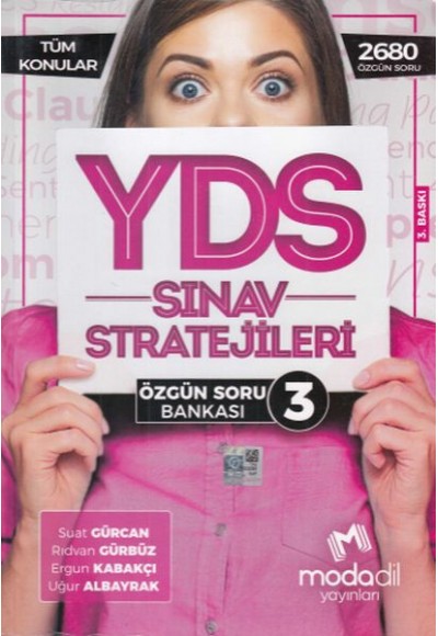Modadil YDS Sınav Stratejileri 3 Özgün Soru Bankası (Yeni)
