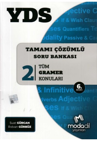 Modadil YDS Tamamı Çözümlü Soru Bankası Serisi 2 (Yeni)