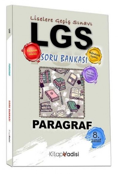 Kitap Vadisi 8. Sınıf LGS Paragraf Soru Bankası