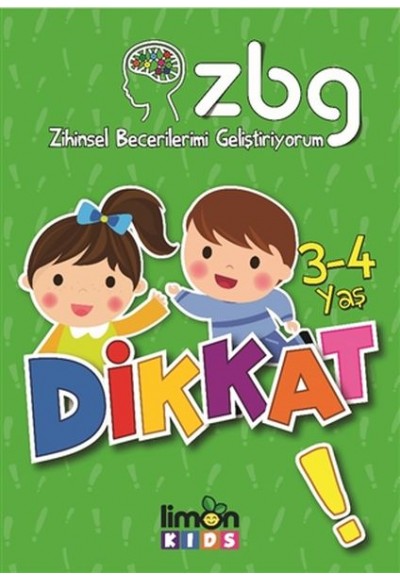 Zihinsel Becerilerimi Geliştiriyorum 3-4 Yaş Dikkat