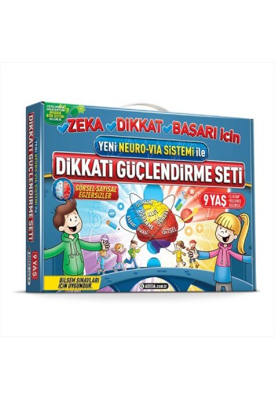 Dikkati Güçlendirme Seti  3. Sınıf – 9 Yaş- Neuro-Via