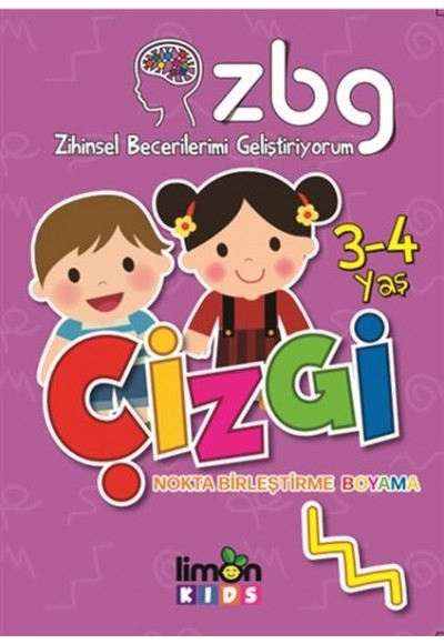 Zihinsel Becerilerimi Geliştiriyorum 3-4 Yaş Çizgi