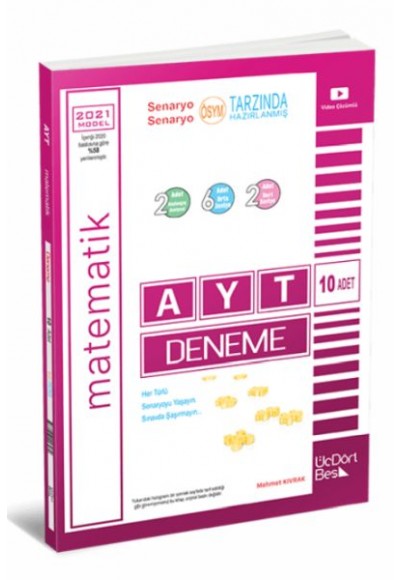 Üç Dört Beş 2021 AYT 10 lu Matematik Deneme