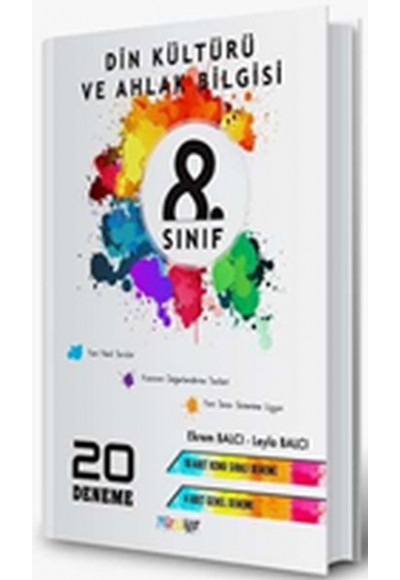 Mürekkep 8. Sınıf Din Kültürü ve Ahlak Bilgisi 20 Deneme (Yeni)