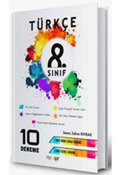 Mürekkep 8. Sınıf Türkçe 10 Deneme (Yeni)