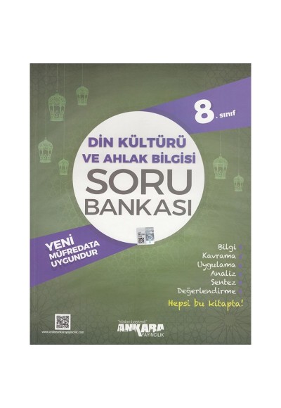 Ankara 8. Sınıf Din Kültürü ve Ahlak Bilgisi Soru Bankası