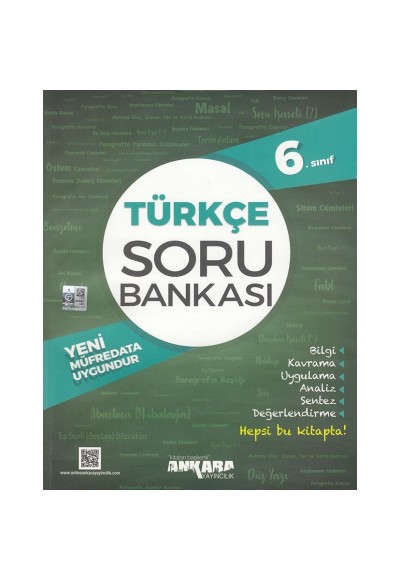 Ankara 6. Sınıf Türkçe Soru Bankası