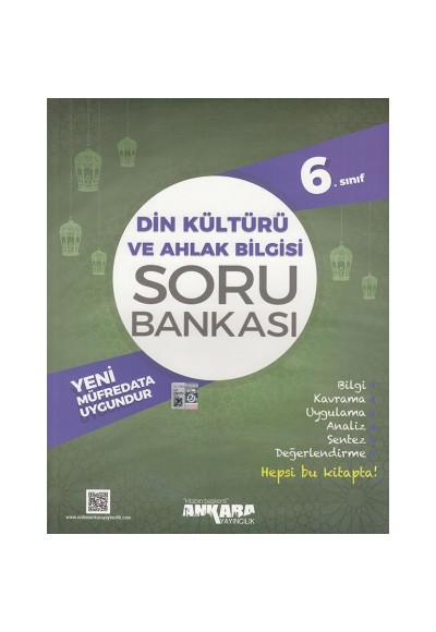 Ankara 6. Sınıf Din Kültürü ve Ahlak Bilgisi Soru Bankası