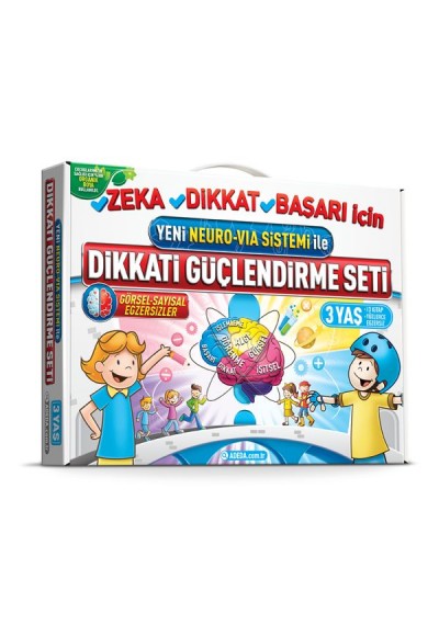 Dikkati Güçlendirme Seti  Anasınıfı – 3 Yaş Neuro-Via