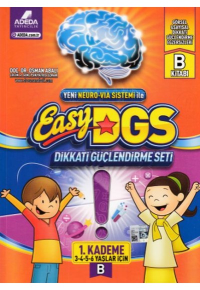 EASY Dikkati Güçlendirme Seti 3-6 yaş B Kitapçığı