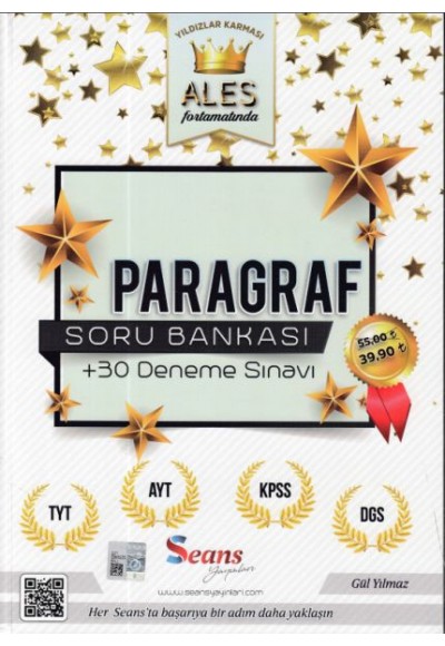 Seans Ales Formatında Paragraf Soru Bankası +30 Deneme Sınavı (Yeni)