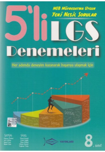 Etkin Yayınları 5'li LGS Denemeleri (35,00 TL)