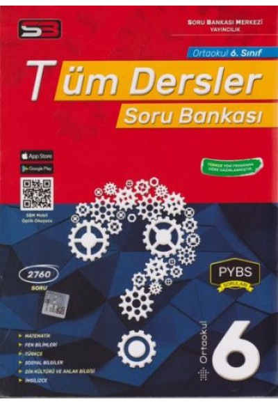 SBM 6. Sınıf Tüm Dersler Soru Bankası (Yeni)