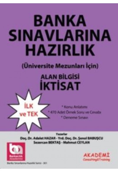 Banka Sınavlarına Hazırlık Alan Bilgisi - İktisat