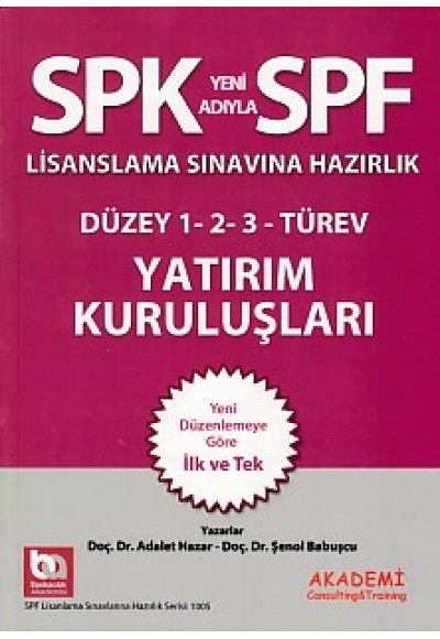 SPK-SPF Yatırım Kuruluşları