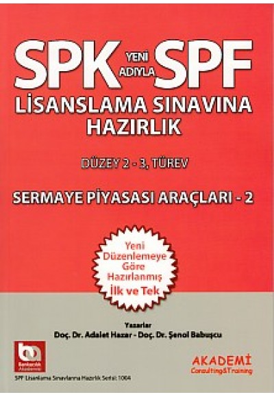 SPK-SPF Sermaye Piyasası Araçları - 2