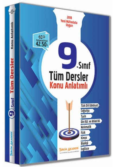 Tercih Akademi 9. Sınıf Tüm Dersler Konu Anlatımlı