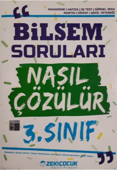 Zeki Çocuk 3. Sınıf Bilsem Soruları Nasıl Çözülür (Yeni)