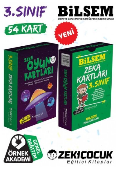 3.Sınıf Bilsem Zeka Kartları