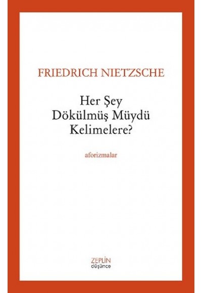 Her Şey Dökülmüş Müydü Kelimelere?