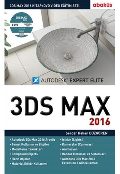 3DS MAX 2016 Eğitim Seti 3 DVD - 1 Kitap