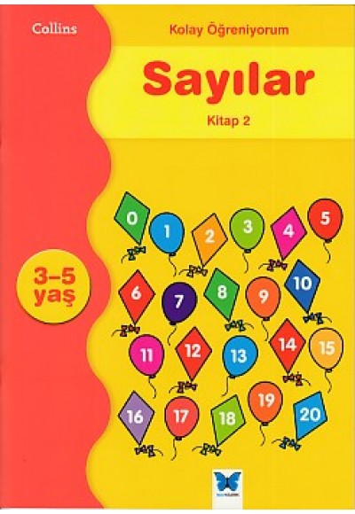 Kolay Öğreniyorum Sayılar - Kitap 2 (3-5 Yaş)