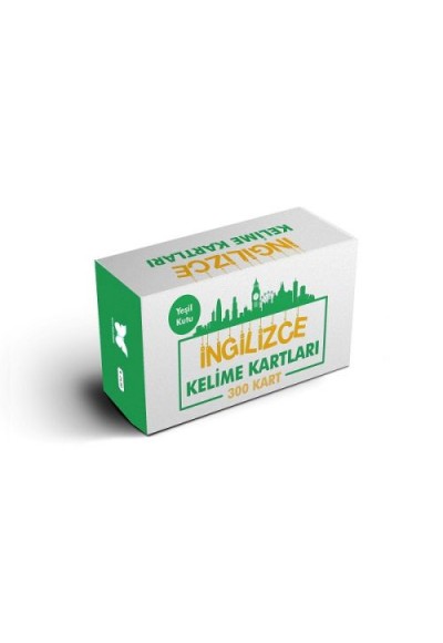 İngilizce Kelime Öğreten Kartlar 5. Kutu (Yeşil Kutu)