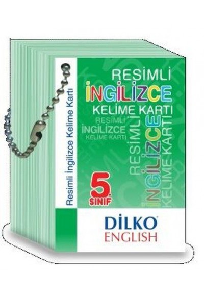 Dilko 5. Sınıf İngilizce Kelime Kartı