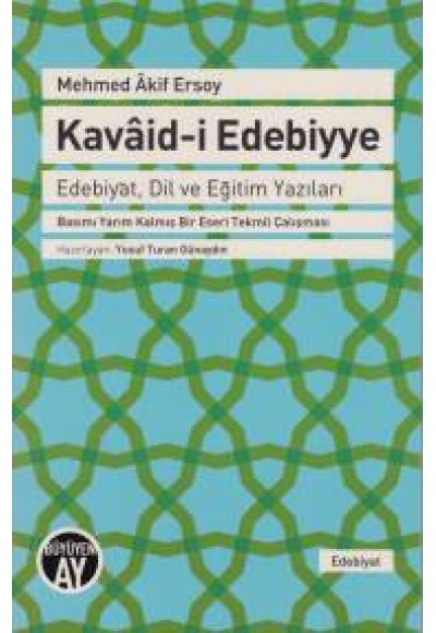 Mehmed Akif Ersoy Kavaid-i Edebiyye