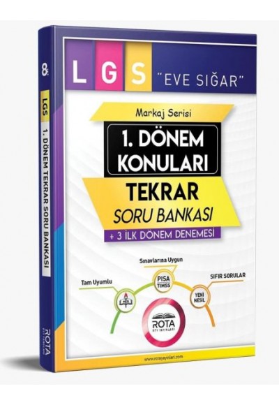 LGS Eve Sığar 1.Dönem Konuları Tekrar Soru Bankası+Deneme