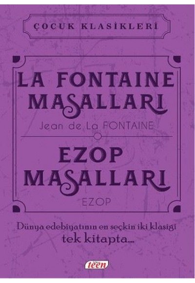Çocuk Klasikleri - La Fontaine Masalları - Ezop Masalları