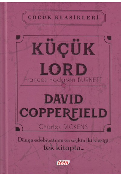 Çocuk Klasikleri - Küçük Lord - David Copperfield (Ciltli)