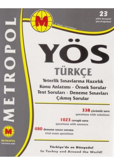 Metropol YÖS Türkçe (Yeni)