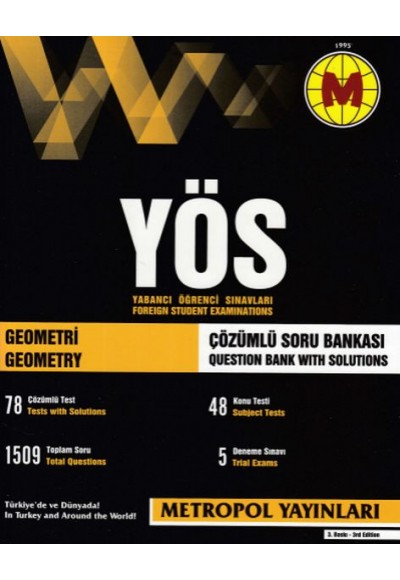 Metropol YÖS Geometri Çözümlü Soru Bankası (Yeni)