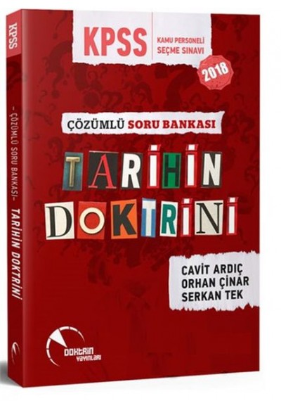 Doktrin 2018 KPSS Tarihin Doktrini Çözümlü Soru Bankası