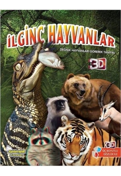 İlginç Hayvanlar - 3D Gözlük Hediyeli