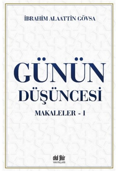 Günün Düşüncesi - Makaleler 1