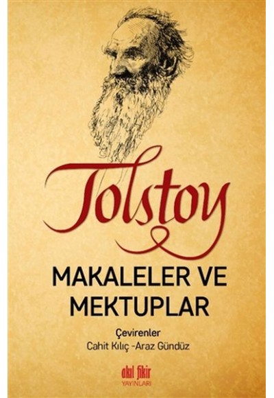 Tolstoy - Makaleler ve Mektuplar